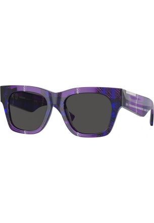Burberry Womens BE4424F-411387-52 BE4424F 52 411387 Fashion Sunglasses - Purple - One Size