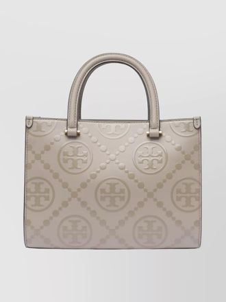 Tory Burch t monogram leather tote bag