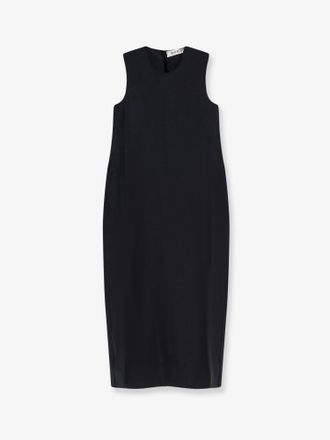 R&oacute;he Vestito lungo Hourglass in misto lino e seta - ROHE - gender_Woman