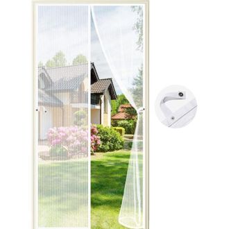 OEM Mosquitera Para Puerta, 90 X 210 Cm, Cortina Magn&eacute;tica Con Cierre Autom&aacute;tico, Mosquitera Para Puertas De Balc&oacute;n Y Sala De Estar, Instalaci&oacute;n Sin Neces