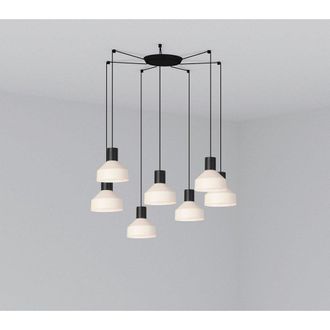 Netlighting Kombo Cluster Pendant Ceiling Light Beige E27