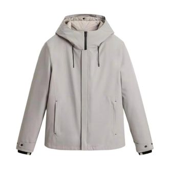 Woolrich Heren, Jassen, Grijs, Maat: L Leer