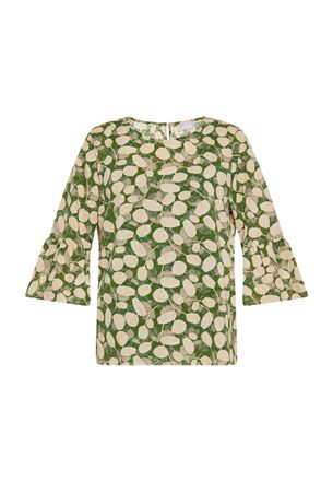 Usha Blouse Dames Groen Veelkleurig