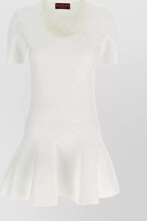 Gucci flared hem dress short sleeves