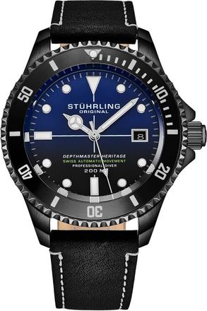 Stührling Aquadiver Automatic Blue Dial Mens Watch M17222