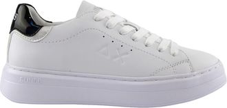 Sun 68 Zwart en wit stijlvol shirt - Dames - Sneakers - Wit - 37 EU - Schoenen