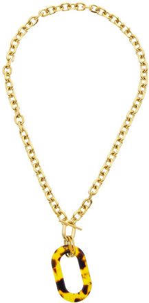 Petit Moments 18K Plated Stainless Steel Chains Toggle Necklace