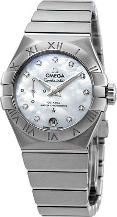 Omega Constellation Automatic Mother of Pearl Dial Ladies Watch 127.10.27.20.55.001