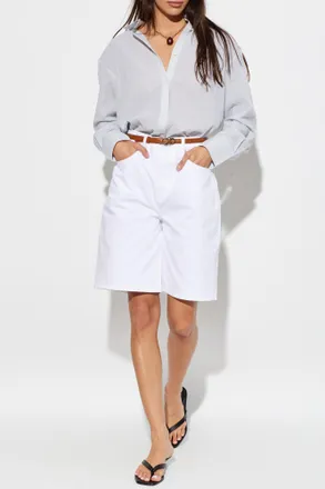 Anine Bing Plaza Shirt, Womens, Green