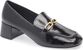 Jeffrey Campbell Archive Block Heel Pump in Black Crinkle Patent Gold at Nordstrom Rack, Size 11