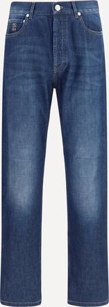 Brunello Cucinelli Pantaloni in denim leggero Man 56
