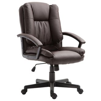 Carter's PU Leather Executive Office Chair-Brown | - CARTER | TJ Hughes Brown