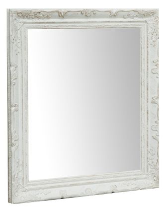 Biscottini International Biscottini - Espejo Para Colgar Vertical/horizontal L64xpr4xh74 Cm Acabado Con Efecto Blanco Envejecido