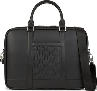 Karl Lagerfeld K/Traveller embossed briefcase - Black
