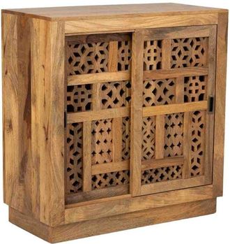 Wanderlust Deco Aparador de madera natural 102x41x102