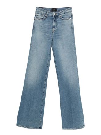 7 For All Mankind Jeans Modern Dojo con cinque tasche - Blu