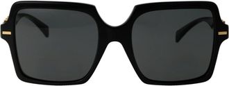 Versace Stijlvolle zonnebril voor vrouwen - Dames - Zonnebrillen - Zwart - 55 MM - Accessoires