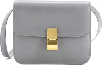 Celine Classic Box Bag Smooth Leather Teen shoulder bag - Grijs