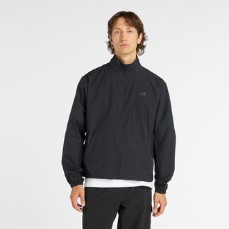 New Balance Uomo Fast Days Jacket in Nero, Politessuto, Taglia 2XL