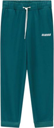 Guess Sweatpants, male, Green, Size: XL Logo Joggers
