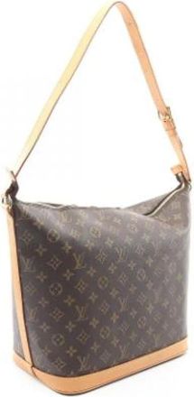 Louis Vuitton Pre-owned Vintage Canvas Schoudertas - Dames - Vintage Schoudertas - Bruin - ONE Size - Vintage