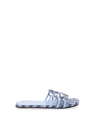 Loewe PaulaS Ibiza Petal Anagram Embroidery Slides