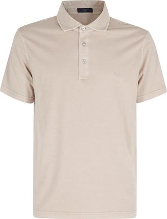 Fay Classic Polo - Heren - Polos - Bruin - S - Katoen - Tops