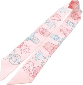 Hermès Foulard in seta anni 2020 - Rosa