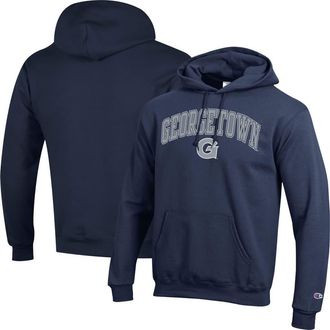 Champion Mens Champion Navy Georgetown Hoyas Arched Logo Fleece Pullover Hoodie at Nordstrom, Size X-Large