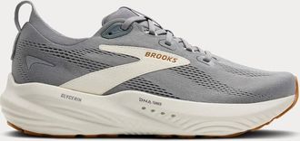 Brooks Mens Glycerin 22 Running Shoes In Primer Grey Honey Ginger