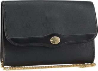 Dior Pre-owned Vintage Schoudertas - Dames - Vintage Schoudertas - Zwart - ONE Size - Leer - Vintage