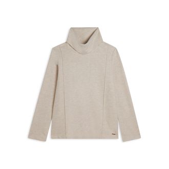 Freddy Felpa donna svasata con collo alto effetto tricot