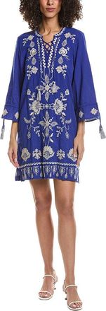 Johnny Was Tie Front Kimono Sleeve Dress