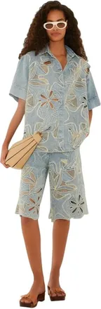 Farm Rio Farm Rio, Donna, Camicette, Blu, XS, new