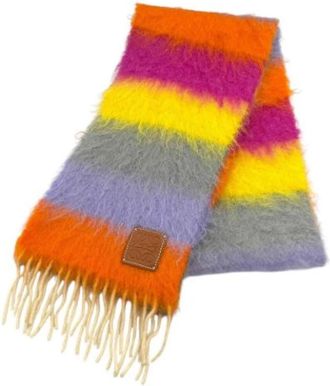 Loewe Pre-owned Stole - Dames - Vintage Accessoires - Veelkleurig - ONE Size - Wol - Vintage