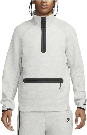 Nike Tech Fleece Half Zip Sweatshirt Asia sizing Grey FB7999-063