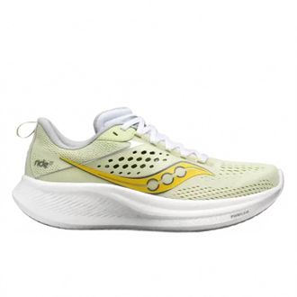 Saucony Womens Ride 17 Running Shoes In Fern/cloud