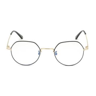 Tom Ford FT5789-K-B001 Round Full Rim Eyeglasses - Gold