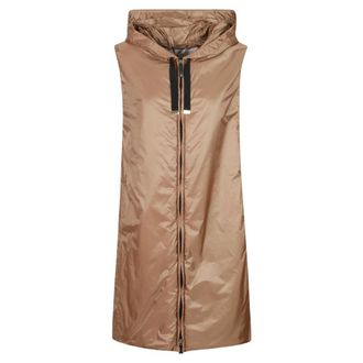Max Mara Chaleco de lona Drop-Proof - Jackets - Mujer - Beige - 4XS
