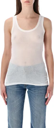 American Vintage Top vintage americano bianco