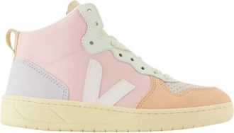 Veja Meerkleurige leren jogging schoenen - Dames - Sneakers - Veelkleurig - 36 EU - Leer - Schoenen