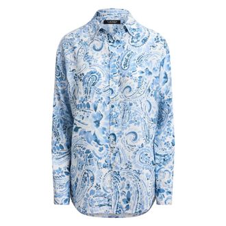 Ralph Lauren Shirts, female, Multicolor, Size: XS Woven-Sport Shirt