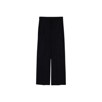 Department Five Department Five - Wijde Pijpen Broeken - Dames - Broeken - Blauw - Maat: XS Wol