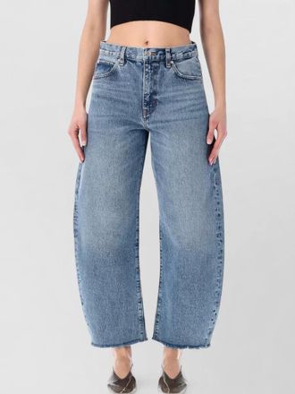 Frame Denim cropped bubble trousers five pocket design