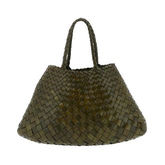 Dragon Diffusion Santa Croce Small Tote - Dames - Tassen - Groen - Maat: ONE Size Zijde