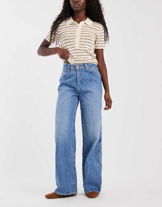 Wrangler jeans Joey in blu medio