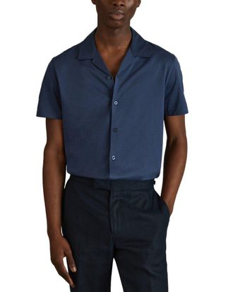 Reiss Caspar Mercerized Cuban Top