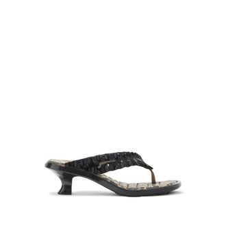 Ganni X Melissa Leopard-print Heeled Sandals