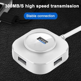 OEM Divisor Usb-c Con 4 Puertos Usb 3.0, Conexi&oacute;n De Alta Velocidad, Port&aacute;til, Ideal Para El Trabajo Y Los Viajes