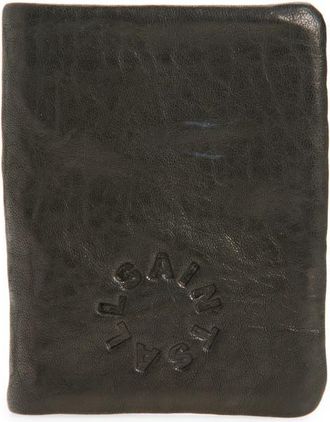 AllSaints Myles Leather Bifold Wallet in Black at Nordstrom